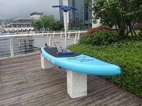 Nouvelle conception en gros 2023 printemps numérique imprimé waterbike gonflable sup bike personnalisé