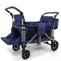 Poussette de voyage pliable dans un sac pour 2 enfants