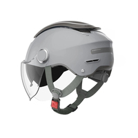Casque de vélo à moteur électrique BI BEE demi-casquette de Baseball à visage ouvert conception Anti-UV sécurité réglable casque dur pour Scooter équitation
