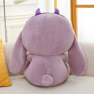 Muñeco de Peluche Gigante Morado de Pequeño Diablo Bordado al por Mayor para Premios de Máquinas de Grúas y Regalos Infantiles - Product Image 5