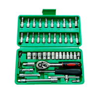 Kit d'outils professionnel 72T 216 pièces en acier au chrome-vanadium, à commande manuelle, avec clés à douilles, pour réparation automobile, mallette robuste, Craftsman