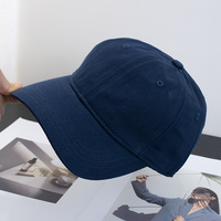 Gorra de béisbol de marca Unisex Color sólido Sombrero de algodón informal, 6 paneles sin estructurar Logotipo bordado personalizado Sombreros de papá