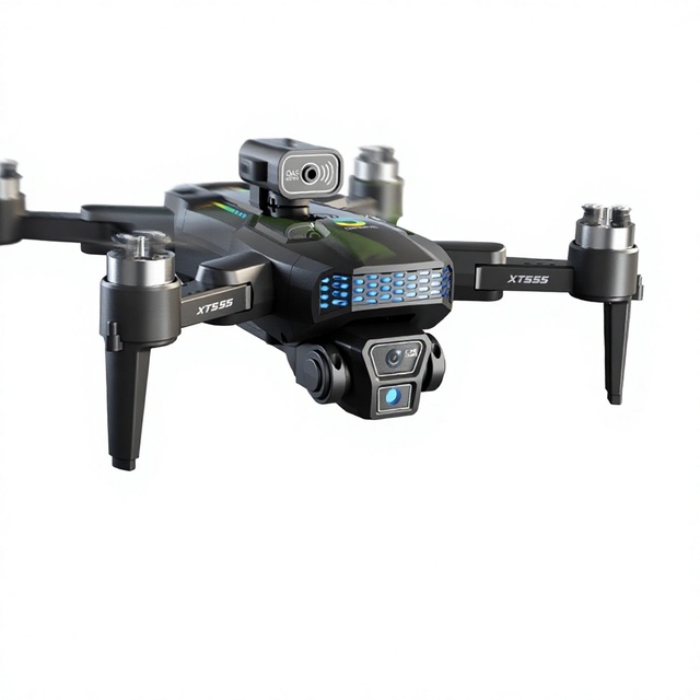 XT555 Kids Drone GPS Positioning Return-to-Home Quadcopter Remote-Controlled Aircraft Smartphone Control Smart Obstacle