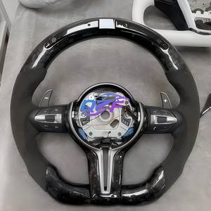 Volante Deportivo LED <span class=keywords><strong>M</strong></span> Performance para M3 E92 335i con Cuero de Fibra de Carbono y Otros Materiales - Product Image 6