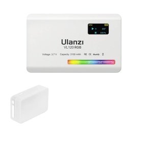 <span class=keywords><strong>Ulanzi</strong></span> <span class=keywords><strong>VL120</strong></span> <span class=keywords><strong>RGB</strong></span> กล้องถ่ายรูปวิดีโอมินิแบบพกพา3100mAh ไฟถ่ายภาพสมาร์ทโฟน Vlog fill Light <span class=keywords><strong>RGB</strong></span> - Product Image 1