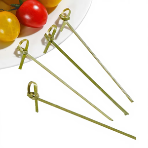 Prix compétitif Brochettes en bambou robustes respectueuses de l'environnement Toucher naturel Zéro déchet Brochettes en bambou biologique pour la restauration gastronomique - Product Image 4