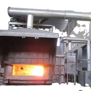 Made In China Economy MC Aluminium Melting Furnace With Rod Aluminum profile melting furnace production line