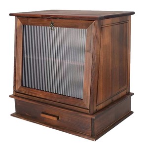 Retro wooden double-layer bread box, <b>kitchen</b> corner baking food storage box, household multi-functional snack storage box - Product Image 1