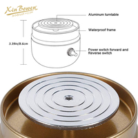 Tourne-disque de poterie Xin Bowen, machine à poterie électrique à vitesse réglable, mini machine à poterie pour l'enseignement, en aluminium, modèle 015-2, 8,6 cm