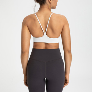 Sujetador Deportivo de Yoga para Mujer <span class=keywords><strong>Geli</strong></span>, de Alta Sujeción, en Spandex/Nylon, con Relleno en el Pecho, de Secado Rápido, Ropa Interior Deportiva, Top Deportivo - Product Image 3