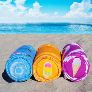 Toalla <span class=keywords><strong>de</strong></span> playa <span class=keywords><strong>de</strong></span> algodón portátil impresa personalizada estilo Tropical moderno almohada inflable plegable bolsillo con cremallera <span class=keywords><strong>novela</strong></span> sin arena - Product Image 6