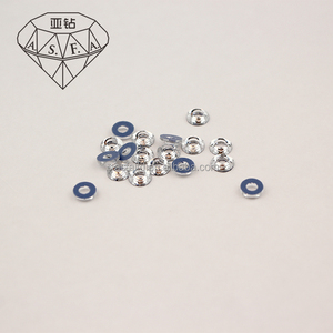 Strass thermocollants ASFA09 en forme de cercle, 3*6MM, pour machine à thermocoller, pour la décoration de vêtements en cristal. - Product Image 1