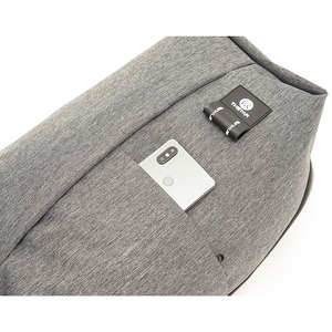 Grey Minimalist Casual Waist <b>Bag</b> Large Capacity Shoulder <b>Bag</b> Lightweight Travel Chest <b>Bag</b> - Product Image 3