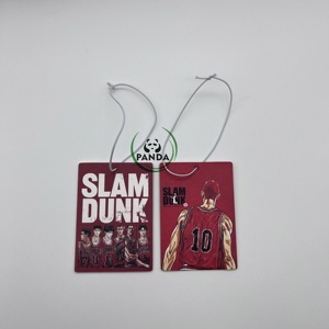 Diffuseur d'air pour voiture en papier de coton avec pendentif pour rétroviseur arrière de voiture Slam Dunk, parfum d'aromathérapie longue durée - Product Image 2