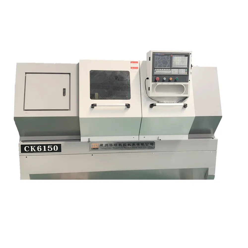 GSK CNC Lathe Machine industry machinery CNC turning cutting lathe machine CK6150 Lathe metal