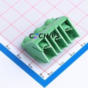 JL636S-95203G01 Screw Terminal Block Through hole Component (THT),P=9.52mm Connector 1x3P 9.52mm Green Through Hole - Product Image 2