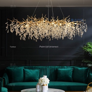 Nghệ thuật đơn giản khí quyển nhập cảnh phòng khách Đèn Chùm Pha Lê phòng ăn biệt thự Pháp cỡ trung để treo - Product Image 1