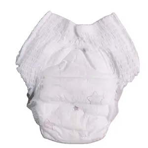 Economic Disposable Baby Diapers Asian Market In Bales Soft Skin Baby Diaper Pants From Factory Stocklot
