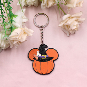 Porte-clés d'Halloween I Smell Children <span class=keywords><strong>Hocus</strong></span> <span class=keywords><strong>Pocus</strong></span> Pumpkin Movie Character Glitter Acrylic Keychain Laser Cut - Product Image 5
