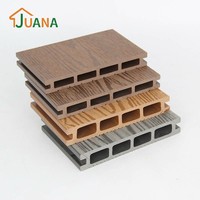 Planche de terrasse extérieure moderne en composite WPC, plancher imperméable pour jardin, villa, terrasse