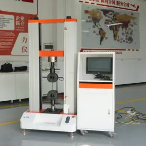 Máquina de teste universal 100kN para laboratório profissional de precisão de 0,5 graus de metal de resistência à tração