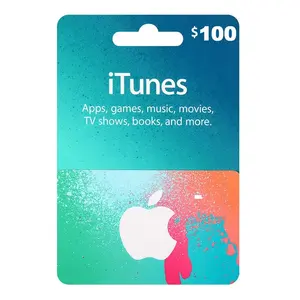 $100 الولايات المتحدة الأمريكية iTunes كرت هدية بطاقة المسح الضوئي التسليم