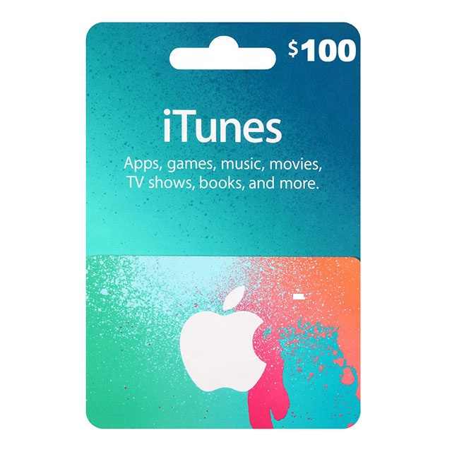 iTunes 100 USD Gift Card