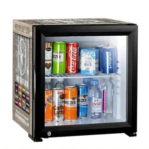 52L Bebida Mini Refrigerador Vidro Único Refrigerador Comercial Compacto