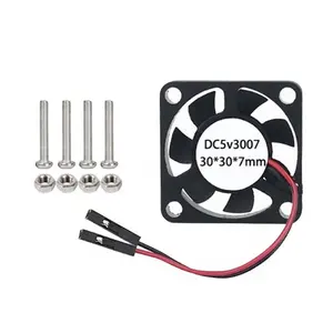 Computer Fan Cooling Fan 30x30x7mm Brushless CPU 5V For Raspberry Pi 3 / 4 Small Fan 3007