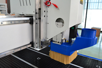 Routeur CNC 3 axes certifié CE 4x8 pour la sculpture sur bois, commande DSP, broche unique, moteur servo AC, roulement de broche 6 kW