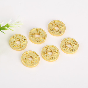 Five Emperors Coin Gold Plated <b>Copper</b> Round Jewelry Findings For DIY <b>Bracelets</b> Necklaces Artistic Retro Style Components - Product Image 4