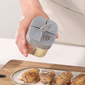 Pepper Cruet Oil Spoon Cover Glass Honey Seasoning Bottle Moistureproof Kitchen Condiment Jar - Product Image 1