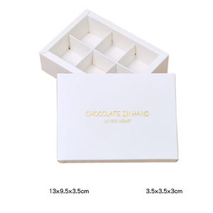 Универсальная складная коробка для шоколада 4/6/16 шт. | Идеально подходит для макарон и конфет с настраиваемыми разделениями и экологичный дизайн - Product Image 4
