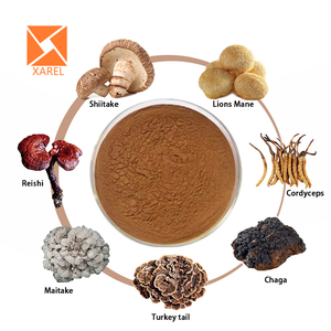 Hữu cơ hỗn hợp nấm chiết xuất pha trộn bột 7 trong 1 nấm hỗn hợp bột sư tử bờm, Reishi, đông trùng hạ thảo, <span class=keywords><strong>Shiitake</strong></span> - Product Image 1