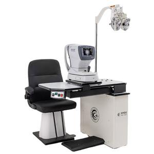 Mesa de Optometría Yiyou PK-1002, Silla de Examen de Visión Eléctrica Giratoria de Doble Plataforma con Brazo Oscilante Automático - Product Image 4