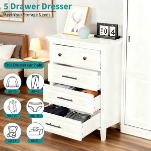 Tùy chỉnh hiện đại MDF phòng ngủ màu trắng lớn tallboy Vanity tủ quần áo cho phòng khách - Product Image 4