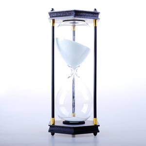 <span class=keywords><strong>Clessidra</strong></span> Decorativa con Supporto in Legno, Cornice Esagonale, Timer da 30 <span class=keywords><strong>Minuti</strong></span> - Product Image 5