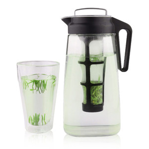 Cafetière à froid en verre hermétique pour <span class=keywords><strong>café</strong></span> glacé et thé, infuseur à <span class=keywords><strong>café</strong></span> et à thé, cafetières à froid portables avec infuseur à fruits - Product Image 4