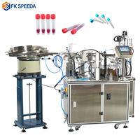 Mesin Pengisi Tabung Reagen Plastik Transparan Pompa Peristaltik Kepala Ganda FK-SPEEDA Jalur Produksi Tes Cepat