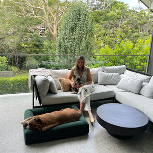 Cama ortopédica grande de lujo con logotipo y Color de estilo personalizado, cama ortopédica de espuma viscoelástica Boucle para perros y Mascotas - Product Image 4