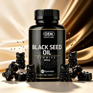 Gommose a base vegetale con probiotici, collagene, pepe, cocco, olio di semi neri e Omega 3, senza aromi artificiali - Product Image 1