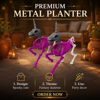 Décorations de squelettes en plastique de la marque Bohui pour Halloween, en forme d'os d'animaux (oiseau, chat, poisson, chien, araignée, chauve-souris, dragon) pour les fêtes