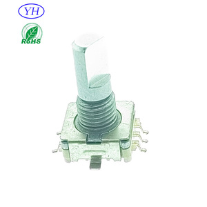 High Quality SMD version reflow soldering PEC11S Rotary Encoder Switch 20 30 detent click 0 15 20 pulse with metal shaft - Product Image 6
