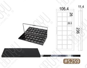 24 colores negro mate de sombra de ojos de paleta - Product Image 4