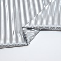 Cuir synthétique écologique anti-boulochage de luxe avec doublure en microfibre 100% PU pour vêtements