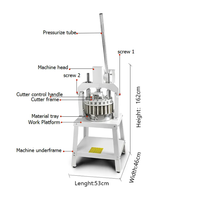 Machine à diviser la pâte à pain Vansenk pour boulangerie commerciale, 20 pièces, manuelle, 60~220g/pièce, haute productivité, neuve, garantie 1 an