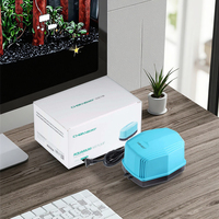 Pompe à air haute capacité pour aquarium et bassin à koïs, aération puissante avec débit réglable pour l'apport d'oxygène