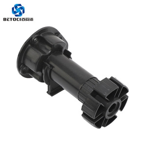 BETOCI Furniture Leg <b>Black</b> Plastic Adjustable Height 10cm 12cm 15cm Heavy Duty <b>Sofa</b> <b>Table</b> Cabinet Support - Product Image 1