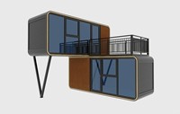 Cabine Apple de Luxe Modulaire Préfabriquée, Maison Apple Portable, Capsule Apple pour Hôtel, Gîte, Site Touristique