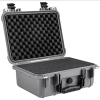 Boîte à outils multifonctionnelle en plastique dur imperméable avec mousse personnalisable pour appareils photo, outils et équipements